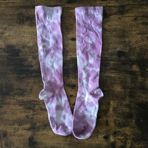New Figs Compression Socks Tie Dye Pink Actual Size S/M